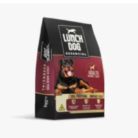 Ração Lunch Dog Essencial Cães Adultos Carne e Arroz 20kg