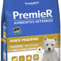 Ração Premier Ambientes Internos Cães Filhotes Raças Pequenas 1Kg