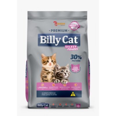 Ração Billy Cat Select Filhotes 15kg - Sabor Carne Frango e Leite