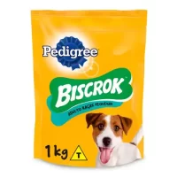 Biscoito Pedigree Biscrok Mini para Cães Adultos de Raças Pequenas 1Kg