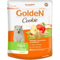 Cookie Golden Sabor Maçã e Aveia Para Cães Filhotes 350g