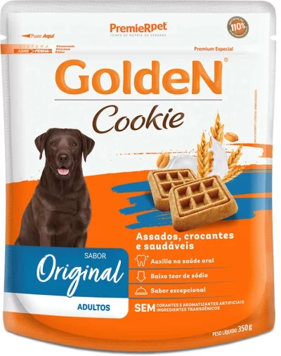 GoldeN Cookie Sabor Original Para Cães Adultos 350g