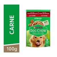 Ração Úmida Dog Chow Sabor Carne para Cães Adultos – 100g