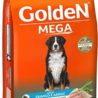 Ração Golden Mega Sabor Frango e arroz Para Cães Adultos 15kg