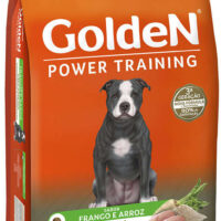 Ração Golden Power Training Sabor Frango e Arroz Para Cães Adultos 15kg