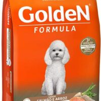 Ração Golden Sabor Salmão e Arroz Para Cães Adultos Mini Bits 15kg