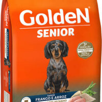 Ração GoldeN Fórmula Sabor Frango e Arroz Para Cães Sênior Mini Bits 10,1kg