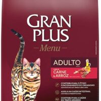 Ração GranPlus para Gatos Adultos Sabor Carne e Arroz 10,1kg