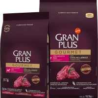 Ração GranPlus Gourmet Cães Adultos Mini Ovelha e Arroz 10,1Kg