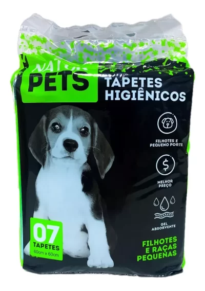 Tapete Higiênico Prime Pet Natur 60X60cm 7 Unidades