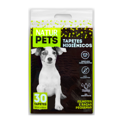 Tapete Higiênico Prime Pet Natur 60X60cm  30 Unidades