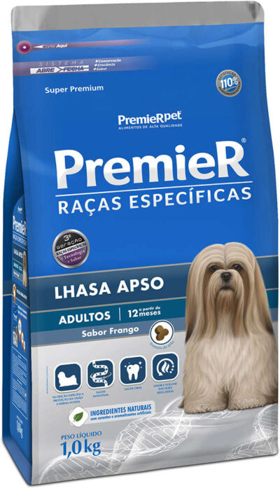 Ração Premier Raças Específicas Lhasa Apso Adultos 1kg