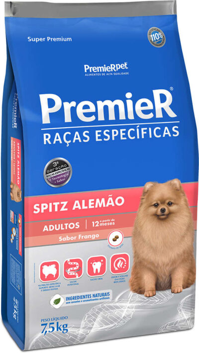 Ração Premier Raças Específicas Spitz Alemão Adultos 1kg