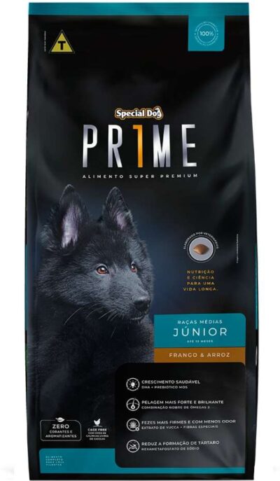 Ração Special Dog Prime Júnior Raças Médias Frango e Arroz 20kg