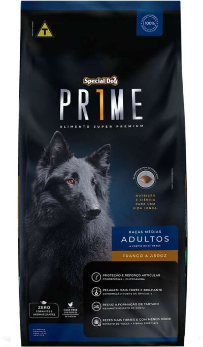 Ração Special Dog Prime Adultos de Porte Médio 15kg