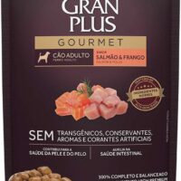 Ração Úmida GranPlus Gourmet Sachê Cão Adulto Salmão e Frango 100g