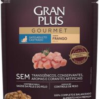 Ração Úmida Gran Plus Gatos Castrados Frango 85g