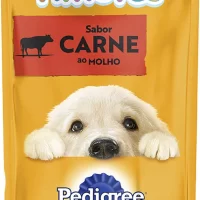 Ração Úmida Pedigree Sachê Carne ao Molho para Cães Filhotes