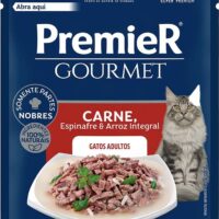 Sachê PremieR Gourmet Gatos Adultos  Sabor Carne 70g