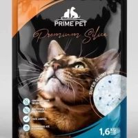 Areia Gatos Sílica Premium Para Gatos 1.6 Kg Prime Pet