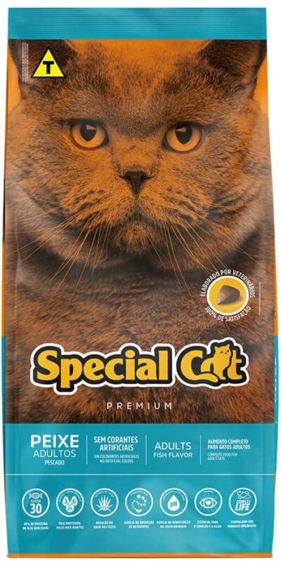 Ração Special Cat Gatos Adultos Peixe 10,1kg