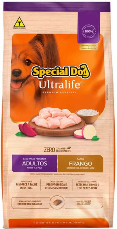 Ração Special Dog UltraLife Adulto Raças Pequenas Frango 10,1 Kg