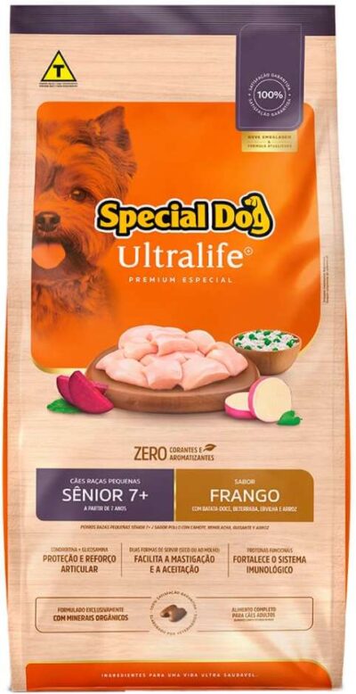 Ração Special Dog Ultralife Cães Sênior Raças Pequenas 15kg