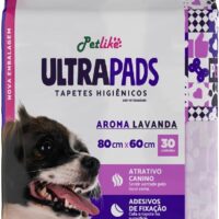 Tapete Higiênico com Aroma de Lavanda para Cães Ultra Pads – 80x60cm – 30 und