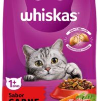 Ração Whiskas para Gatos Adultos Sabor Carne 10,1kg